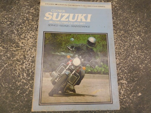 Clymer suzuki 380 750cc - suzuki, 380-750cc