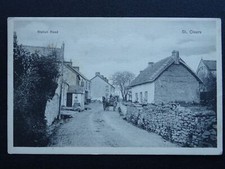 Wales ST. CLEARS Station Rd shows Pony & Cart c1903 Postcard by Stewart & Woolf