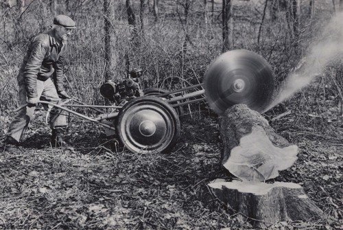 1952 man operating - 1952, portable