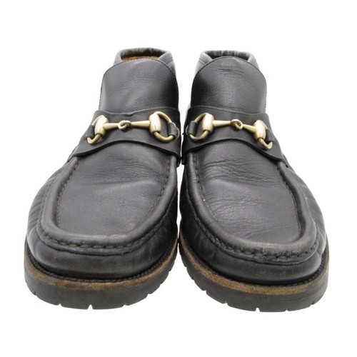 Gucci boots horsebit leather - boots,