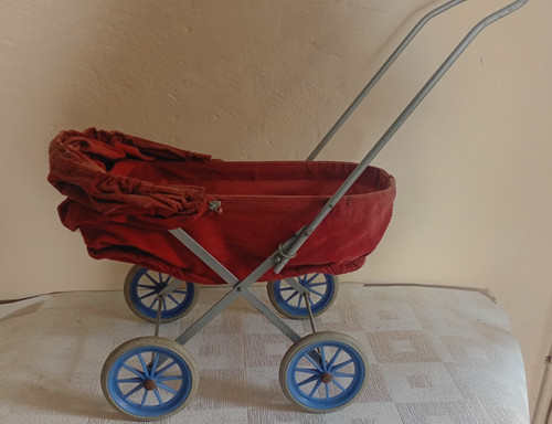Vintage childrens dolly - , pram