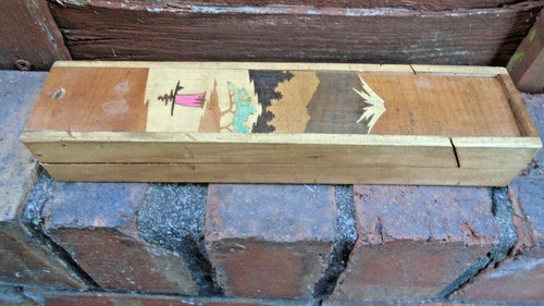 Vintage childs wooden pencil - childs,
