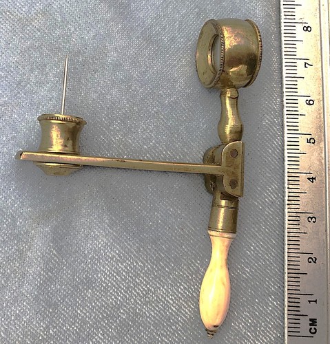 Antique 18th brass botanical - antique, c