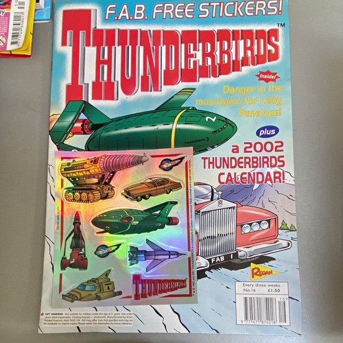 Thunderbirds magazine issue - thunderbirds,