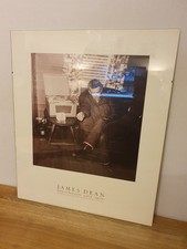 Very Rare: James Dean "Hollywood's Lost Idol" Print 50 X 60cm Print, Mounted