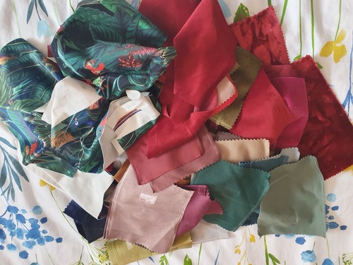 Smaller pieces velour - smaller, of