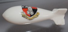 WWI ARCADIAN CRESTED CHINA MODEL BRITISH AERIAL TORPEDO CITY OF WORCESTER CREST