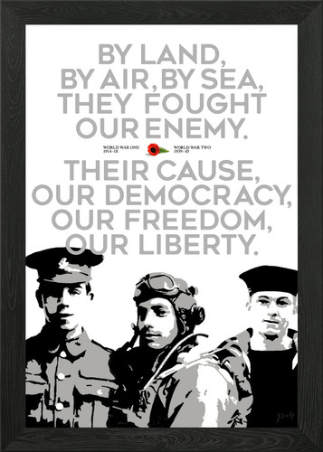 Poem framed wall art poster - framed,