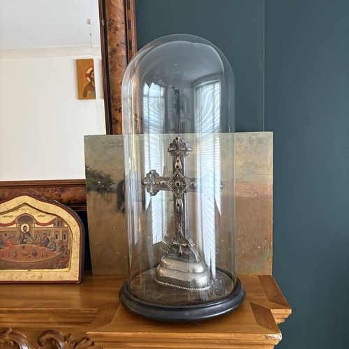 Antique victorian glass - glass, dome