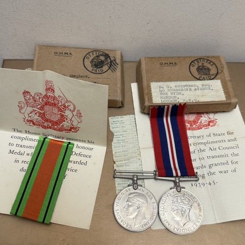 Ww2 defence medal war - ww2,