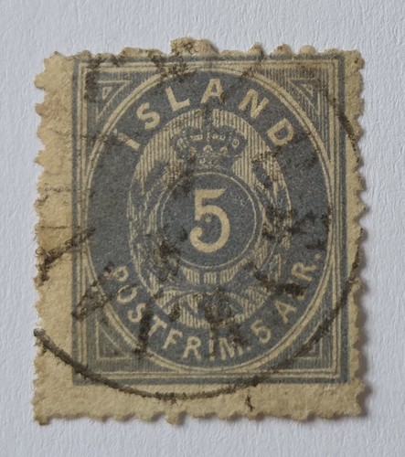 Iceland rare 1876 12 - v,