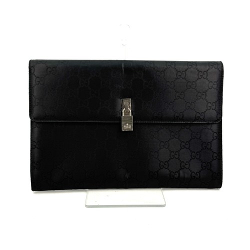Gucci nylon large clutch - nylon,
