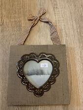 Brown Wooden Heart Shaped