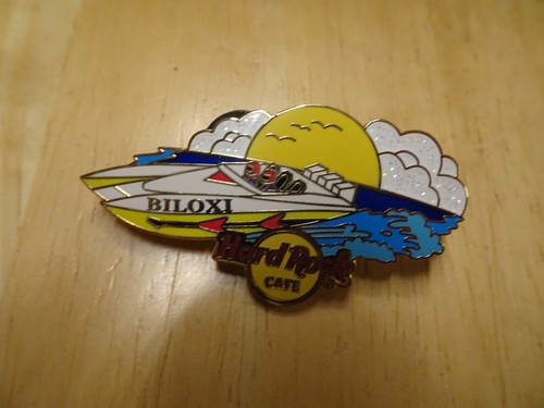 Hard rock cafe pin - rock, biloxi
