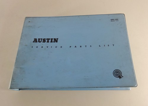 Spare parts list austin - parts,