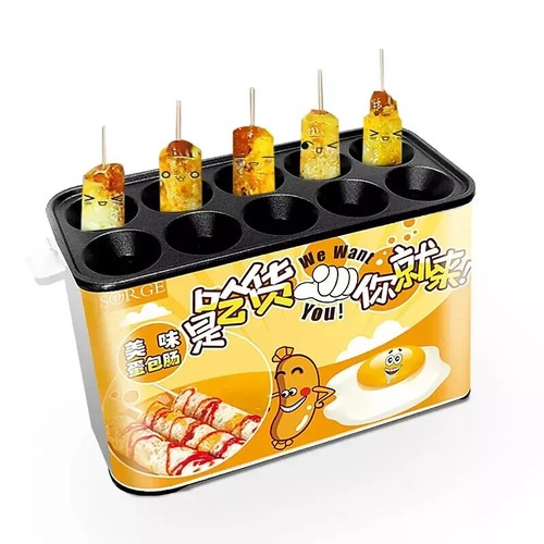 Egg roll machine - roll, sausage