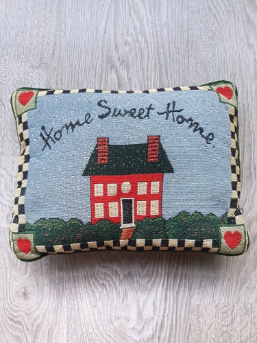 Vintage tapestry pillow - tapestry,