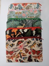 Handmade Lined Fabric Coin Purses : Job Lot Of 5 Nature Designs
