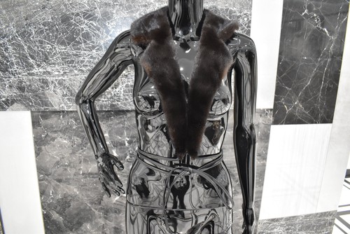 Mink fur collar - |,