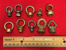10 Vintage Brass Nickel
