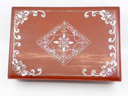 Wood dresser box - dresser, painted