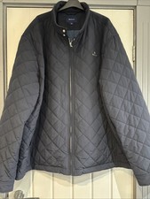 MENS GANT QUILTED 5XL NAVY BLUE JACKET NEW NO TAGS