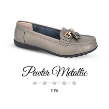 Boulevard Ladies Wide Loafers
