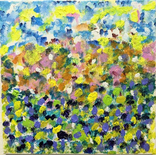 Bluebell wood impressionist - bluebell,