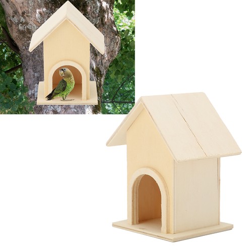 5pcs wooden birdhouse unique - 5pcs,