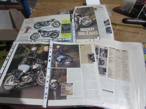 Lot velocette clippings - lot, of