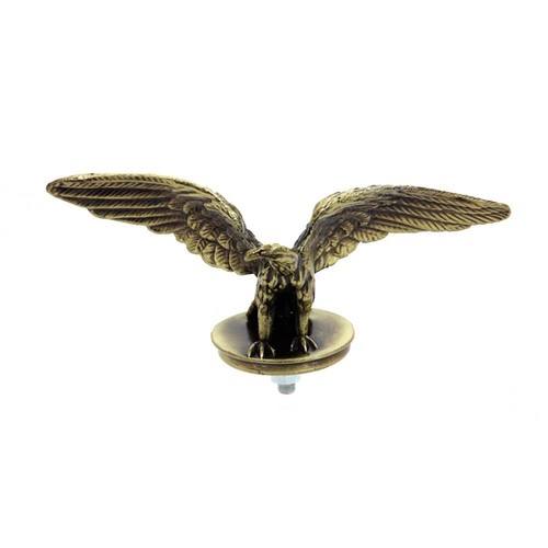 Open winged eagle statue - eagle,