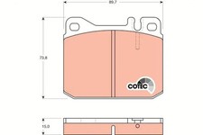 Brake pads GDB242 TRW for