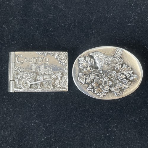 Vintage silver scenes - scenes, pewter