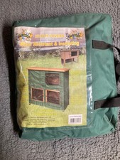 lazy bones canvas hutch & run