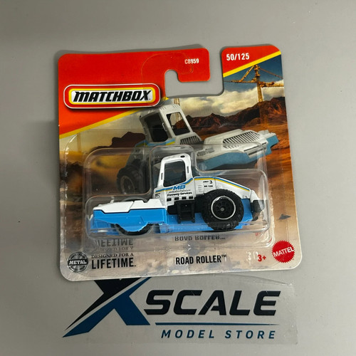 Matchbox road roller - road,