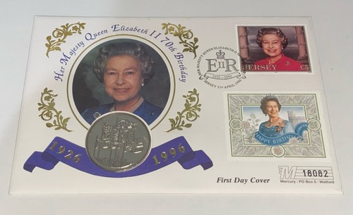 Jersey 1996 coin - 1996, plus