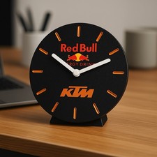 Custom KTM Red Bull Desk Clock