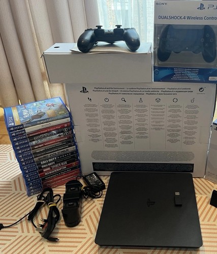 Sony ps4 slim 500gb games - slim,