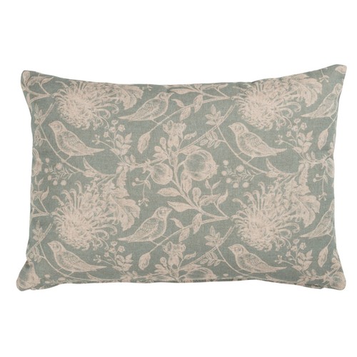 Aviary toile boudoir - aviary, cushion