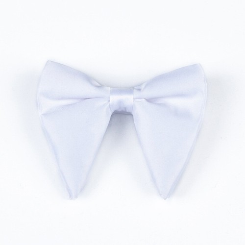 Men solid oversize big bow - big,