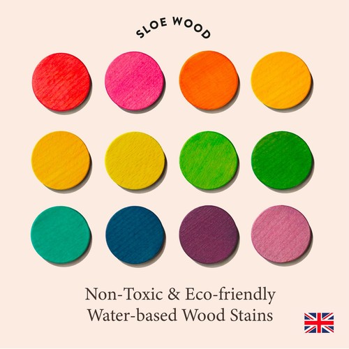Wood dye stain set 12 - of,