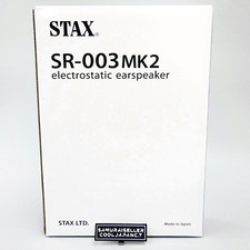 STAX SR-003MK2 ear speakers electro static Canal type headphone Japan NEW