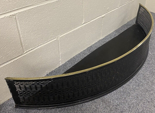 Fire place fender black - black, steel