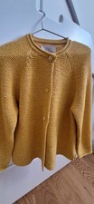 used Zara Girls Cardigan Yellow Mustard Size 6 years 116cm