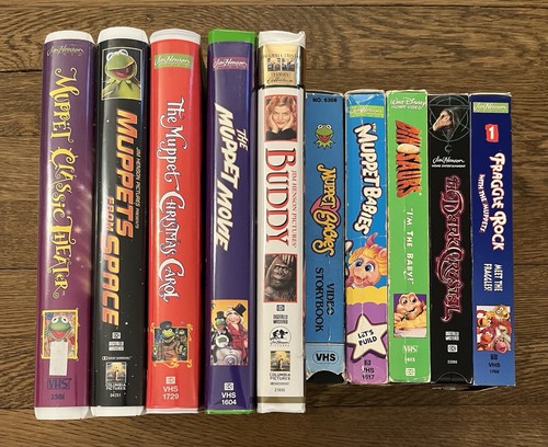 Jim henson vhs lot - vhs, of
