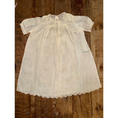 Vintage handmade white cotton - vintage,