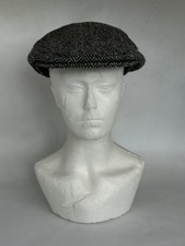 Harris Tweed Flat Cap Mens 57cm (SHP)