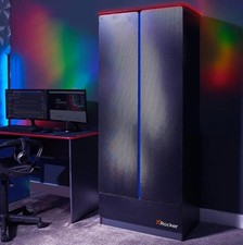Carbon-Tek LED 2-Door Wardrobe