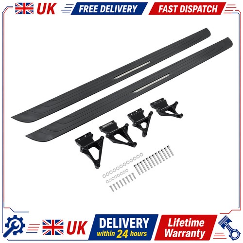 Running boards black side - running,