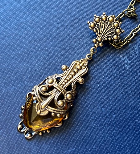 Vintage necklace art - necklace, nouveau